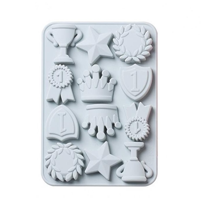 12 Consecutive Trophy Crown Silicone Mold