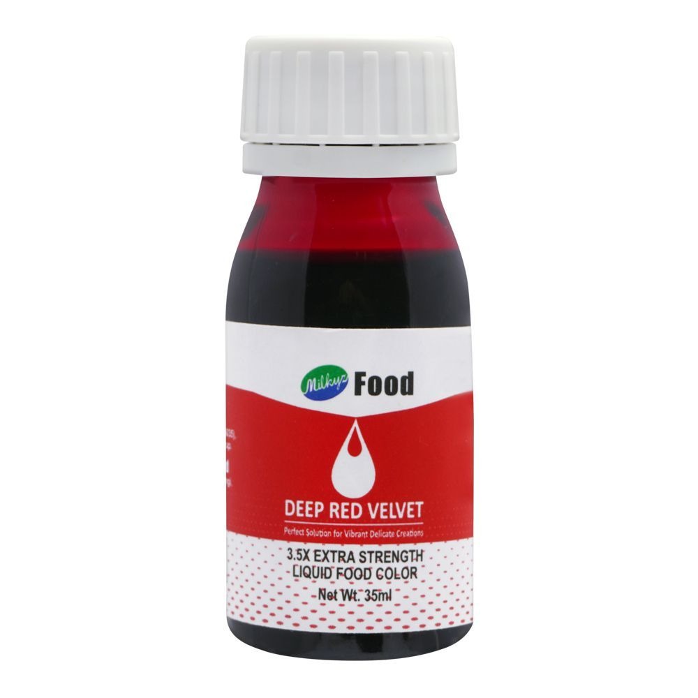 Milkyz Food Liquid Food Color Deep Red Velvet 35ML Bottle