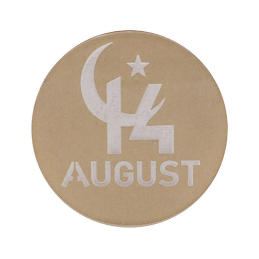 14 August with Moon & Star Fondant Stamp Plastic 14 August Special