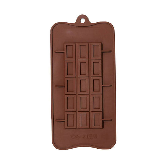 15 Pieces Break Away Silicone Chocolate Bar Mold