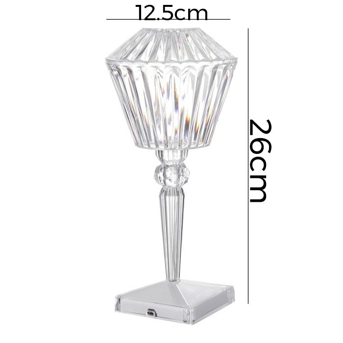 16 Colors With Effects, Touch & Remote Control Rechargeable Table Lamp Design 03