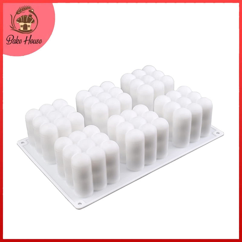 Bubble Cubes Silicone Mousse & Candle Mold 6 Cavity