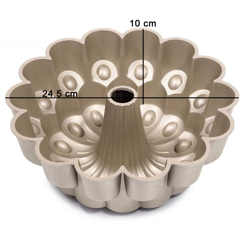 Cast Aluminium Shining Star Bundt Cake Baking Pan