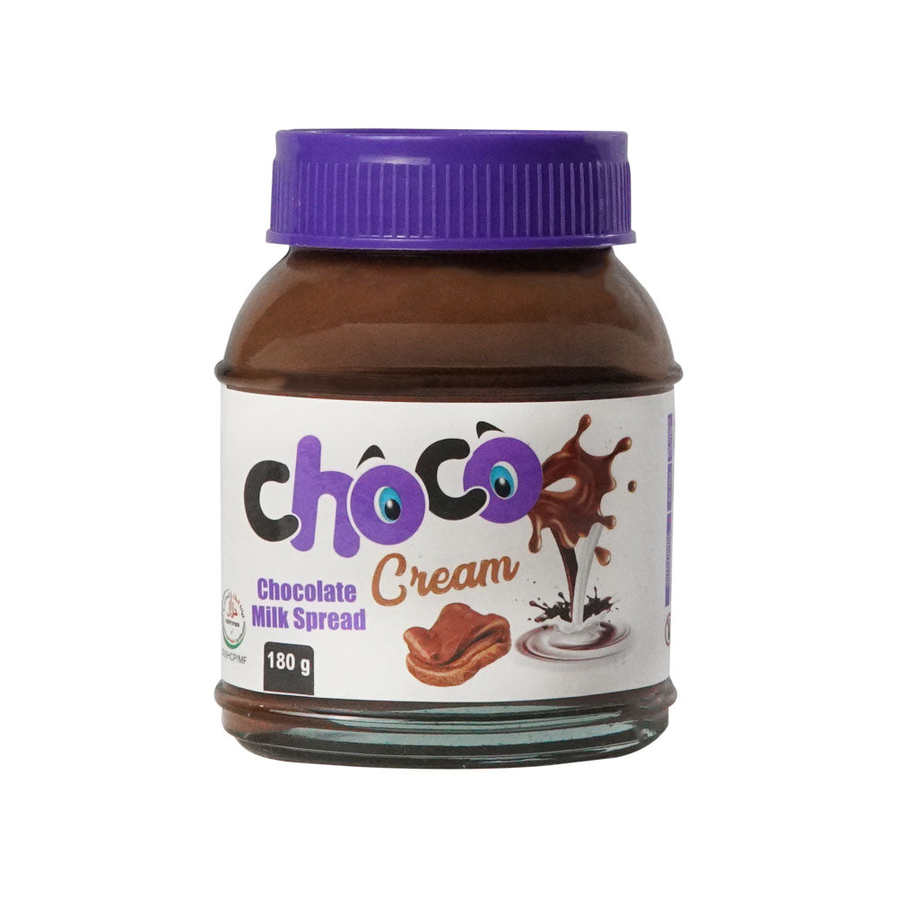 Milkyz Food Choco Cream Chocolate Milk Spread 180g Jar Bottle