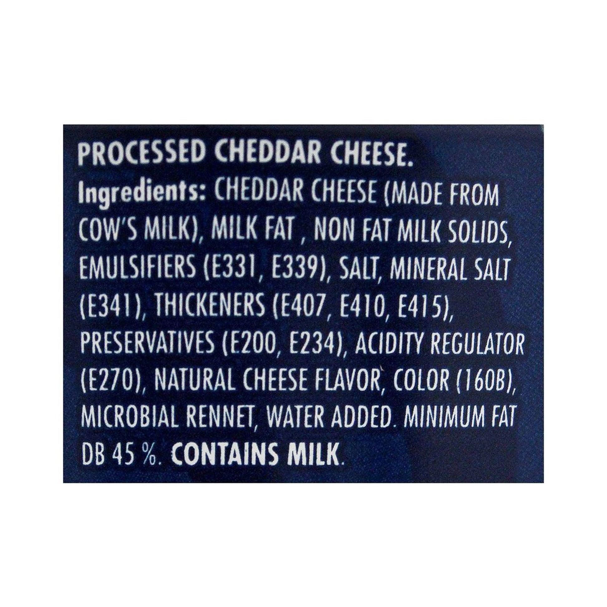 Kraft Processed Cheddar Cheese Tin 100g Bake House The Baking Treasure
