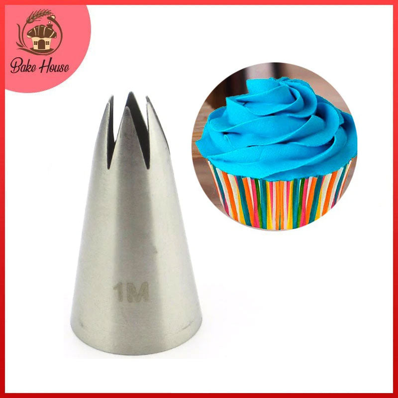 1M Icing Decorating Nozzle Stainless Steel