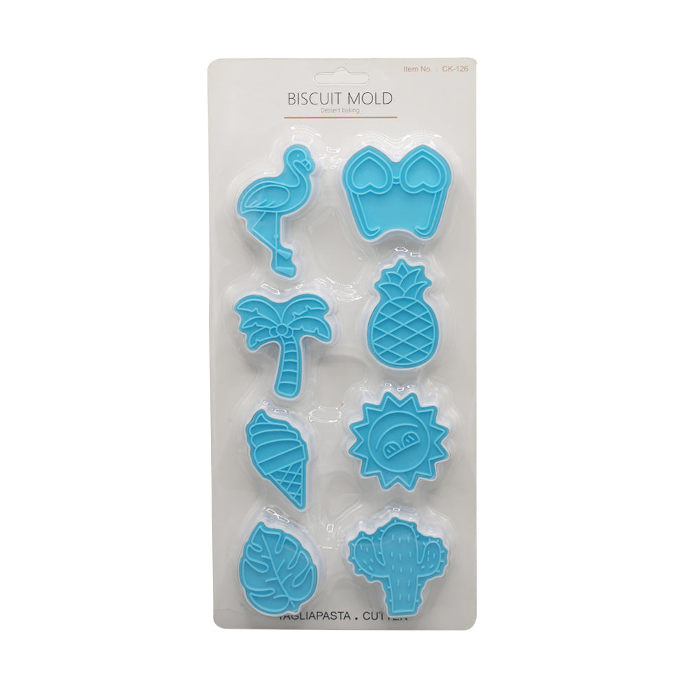 Mix Theme Cookie Cutters 8Pcs Set