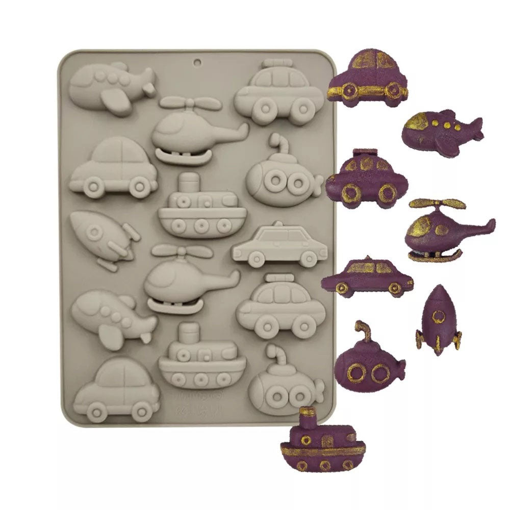 Transportation Silicone Chocolate Mold 14 Cavity