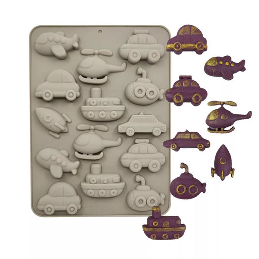 Transportation Silicone Chocolate Mold 14 Cavity