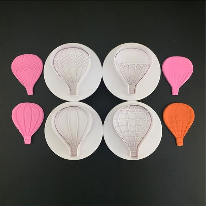 Hot Air Balloon Shaped Plunger 4pcs Set