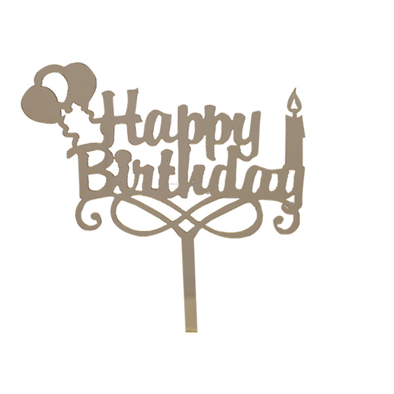 Happy Birthday Cake Topper (Design 60)