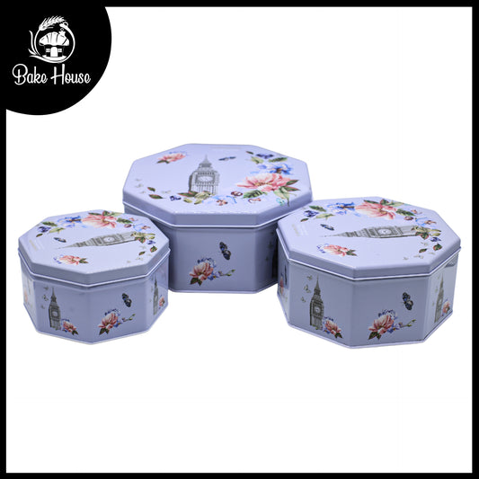 Octagon Shape Gift Box 3Pcs Set