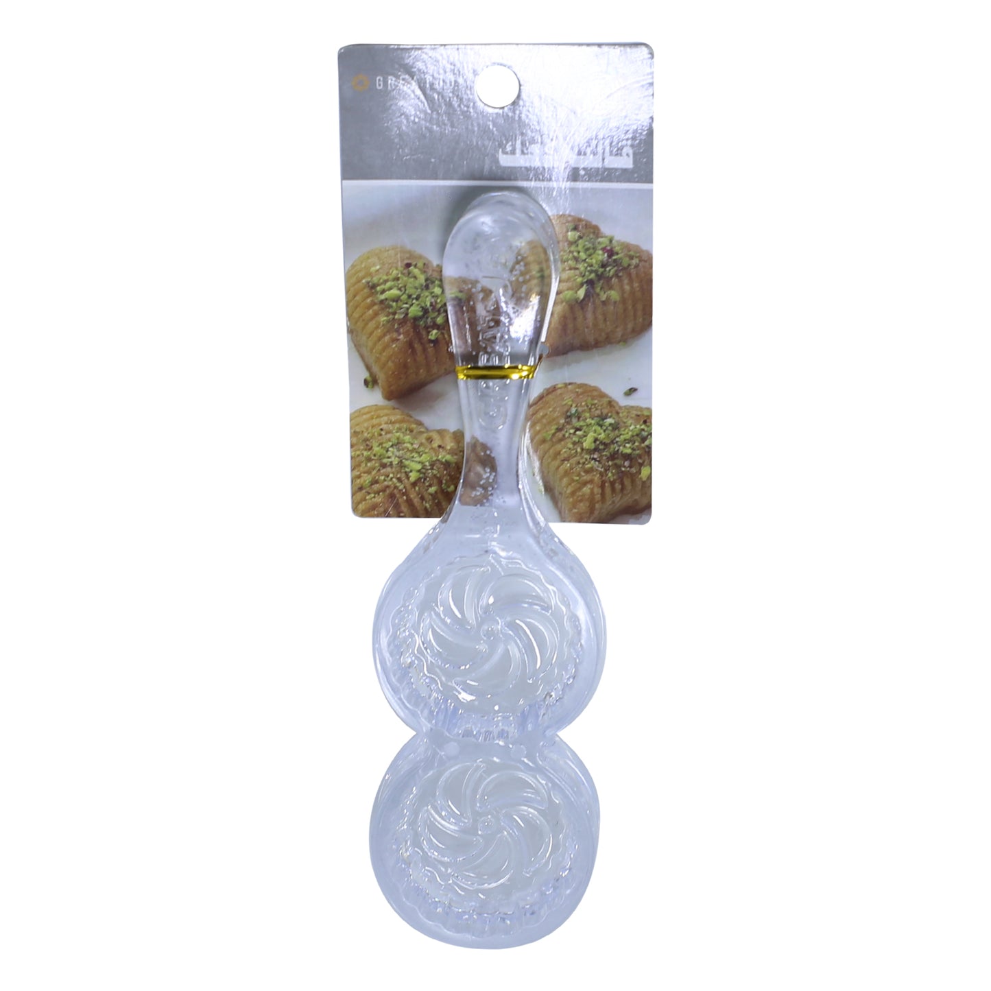 Fan Style Acrylic Cookie And Biscuit Mold 2 Cavity