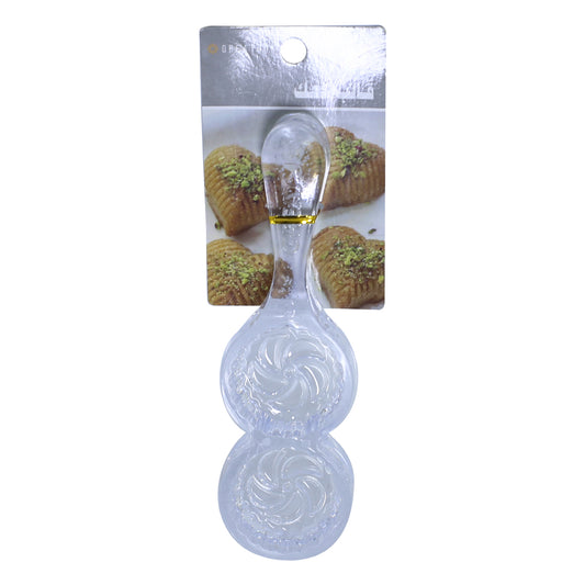 Fan Style Acrylic Cookie And Biscuit Mold 2 Cavity
