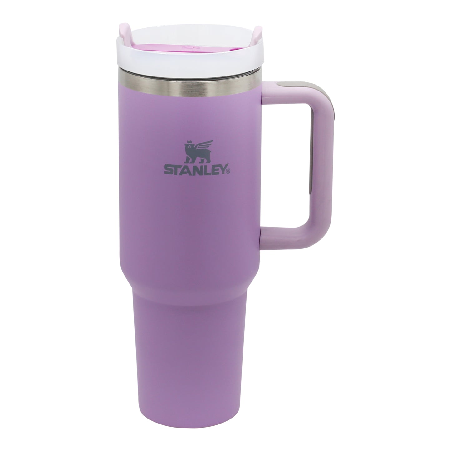 STANLEY Quencher Tumbler With Handle And Straw (Light Purple)