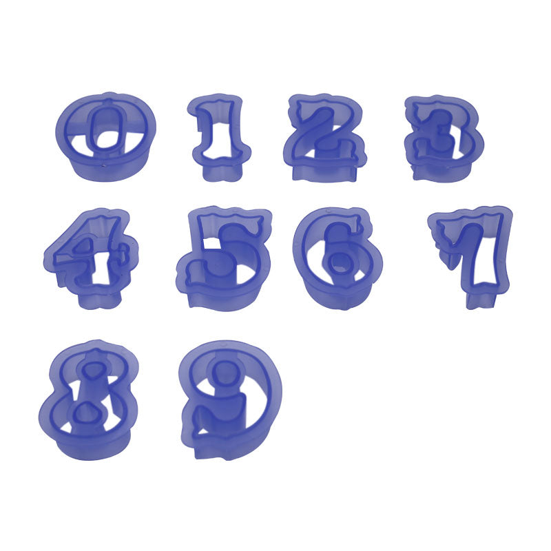 0 To 9 Number Fondant & Cookie Cutter Set large