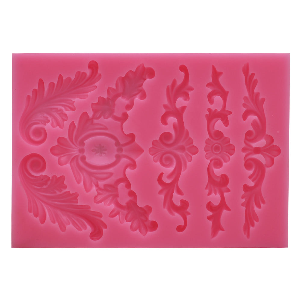 Feather Crown Silicone Fondant Mold