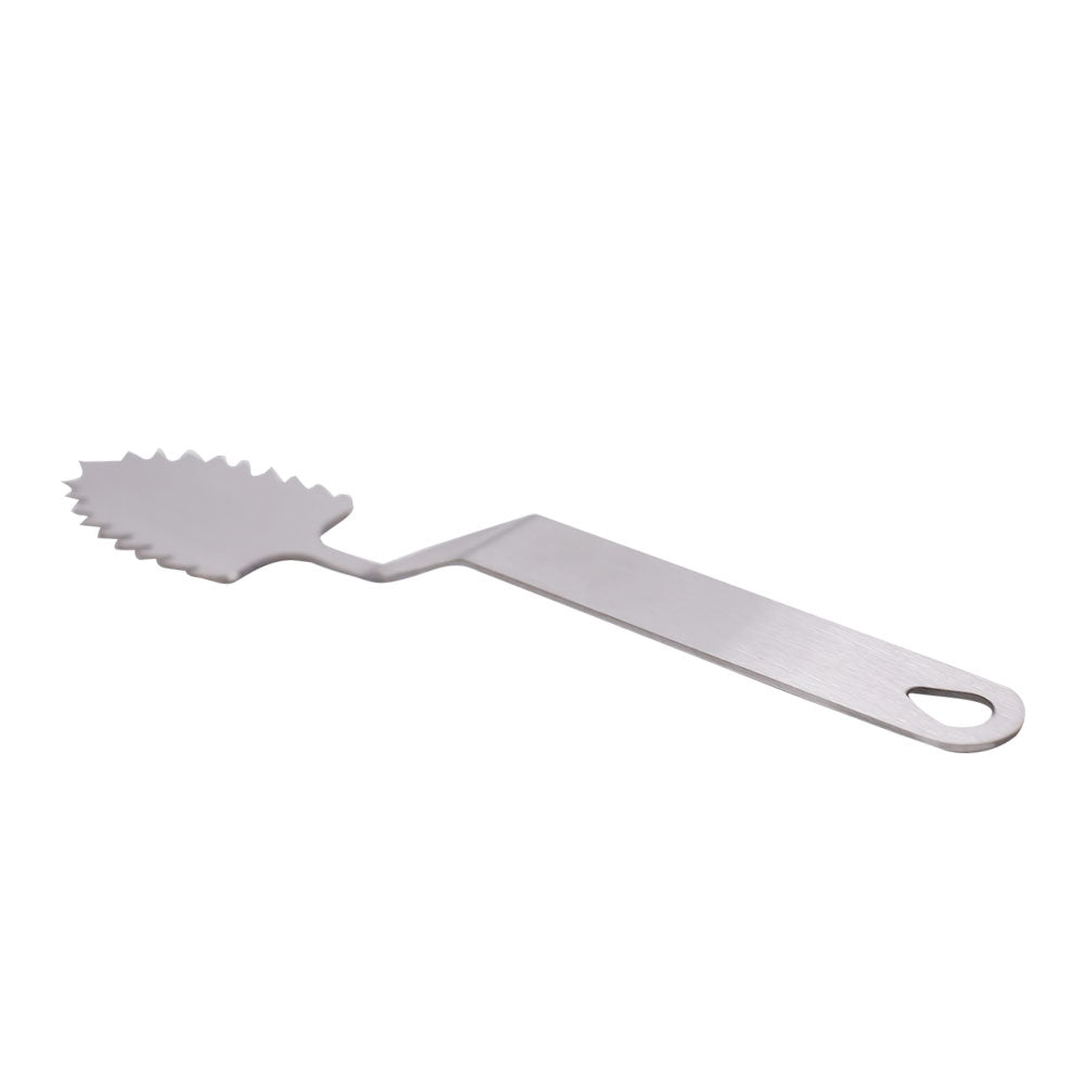 Leaf Chocolate Spatula Stainless Steel Design 01