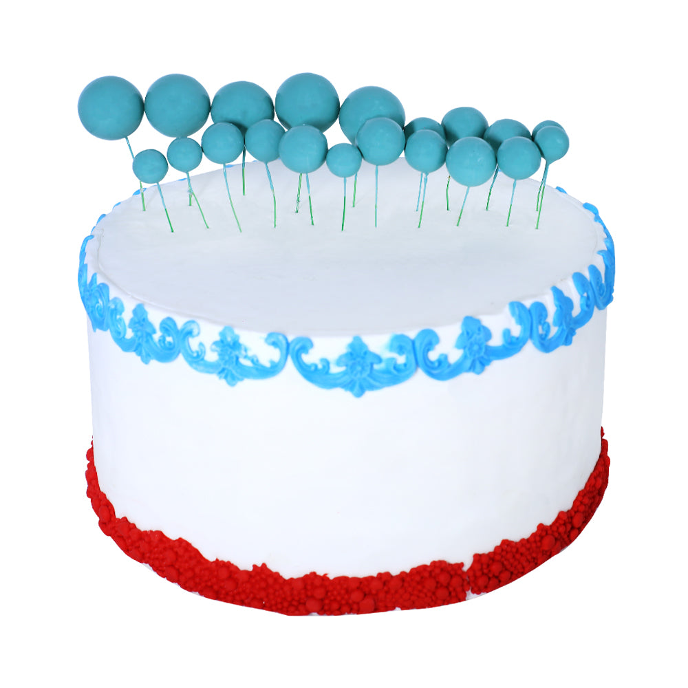Artificial Turquoise Faux Ball Topper 20Pcs Set
