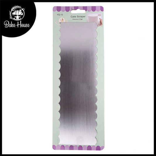 Double Sided Cake Edge Comb Stainless Steel