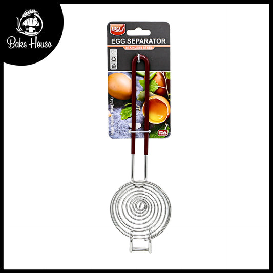 Stainless Steel Egg Separator With Hook 24cm
