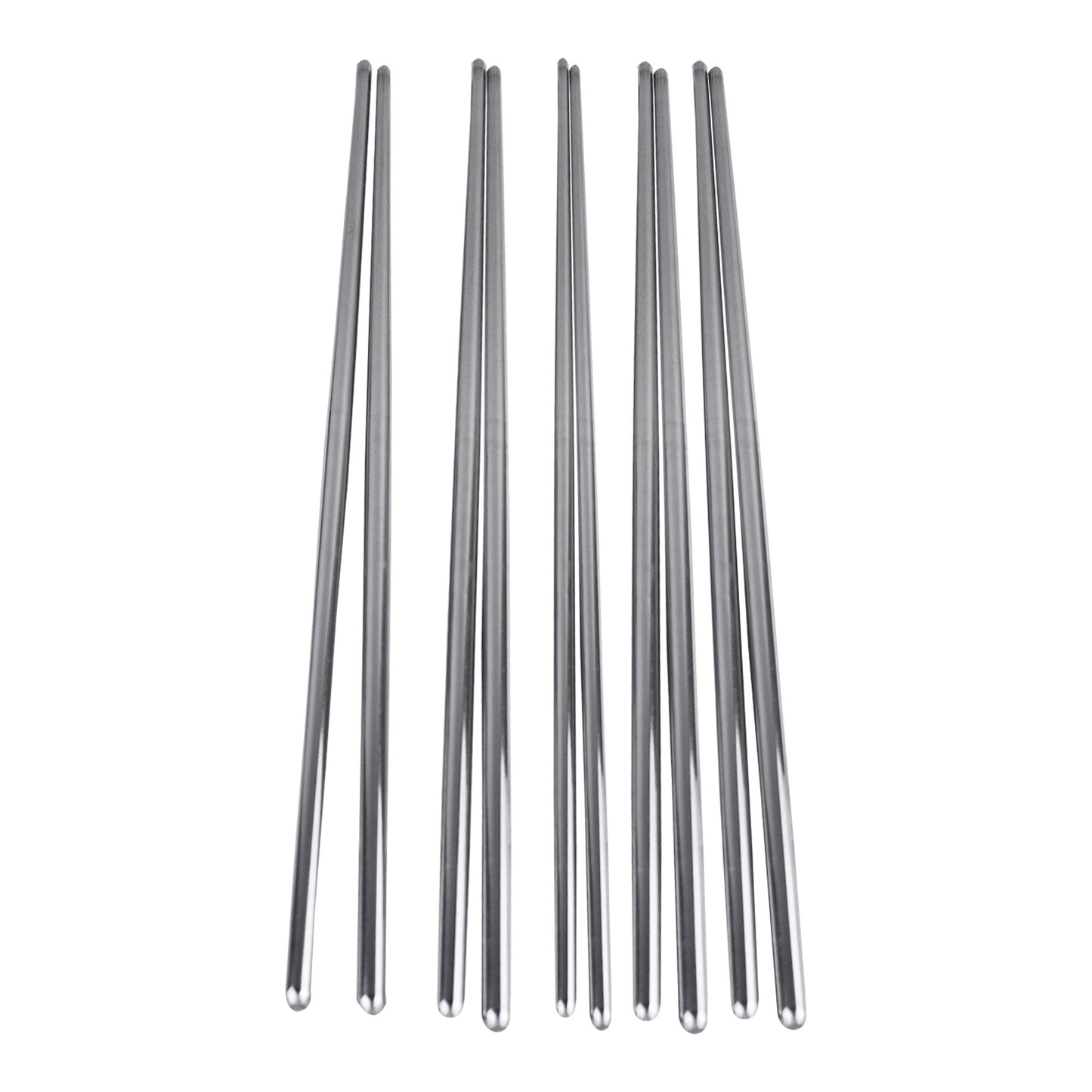 Stainless Steel Chop Sticks 10Pcs Pack