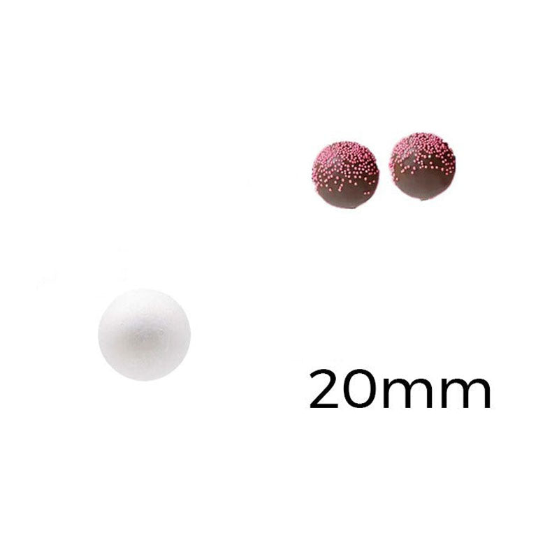 Chocolate Foam Ball 20mm 24Pcs Pack