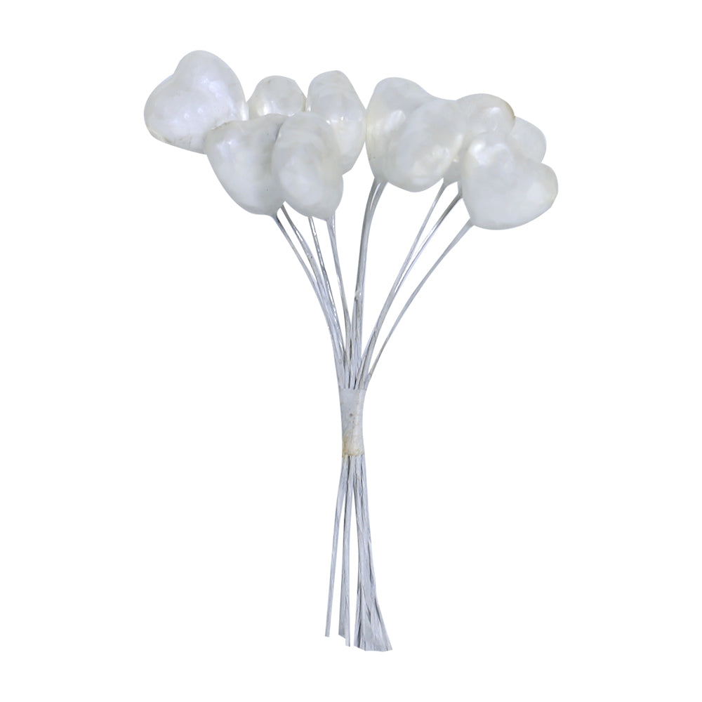 Bunch Of White Heart Topper