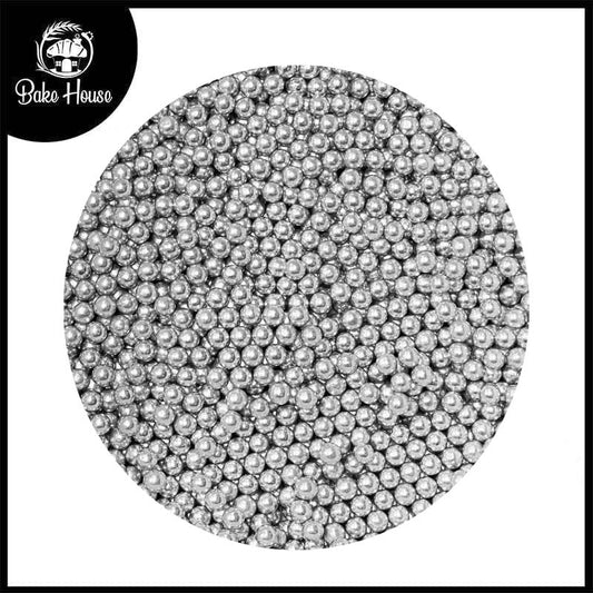 Bake House Silver Edible Pearls Sprinkles