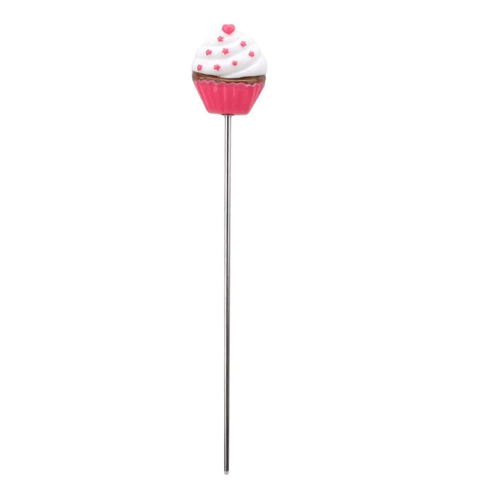 Icecream Design Cake Tester Stainless Steel With Plastic Handle