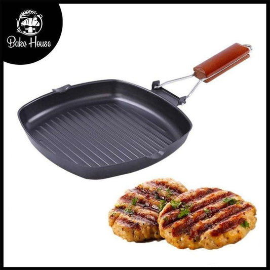 Square Grill Pan Non Stick Small 24cm