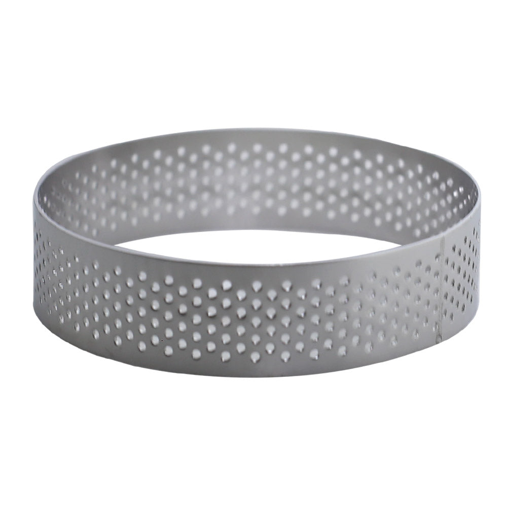 Round Tart Ring 8cm Steel