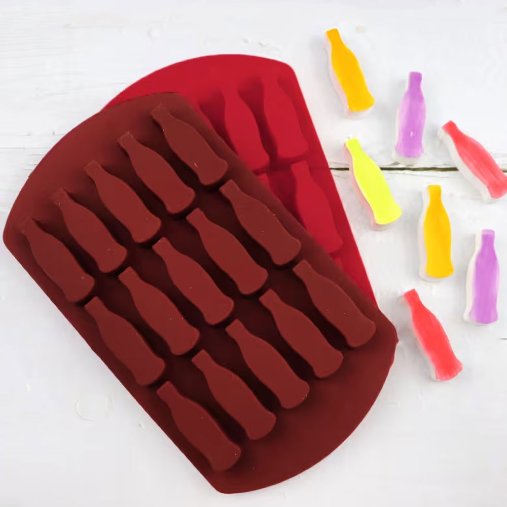 Cola Bottle Shaped Silicone Mold 15 Cavity