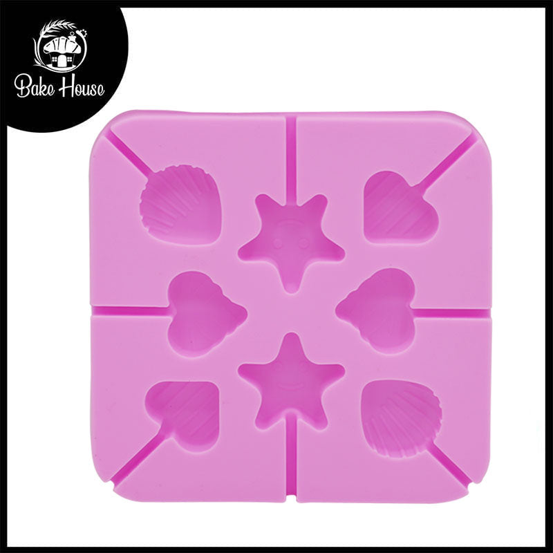 Different Shapes Silicone Lollipop Mold 8 Cavity