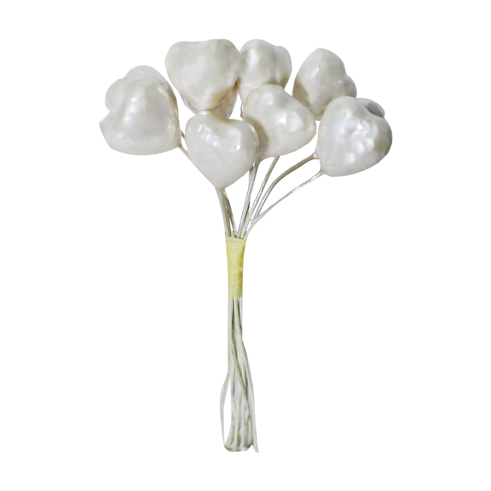 Bunch Of Heart Topper Cream White