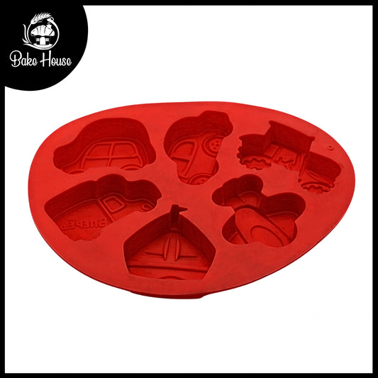 Cars & Heavy Vehicle Silicone Mold 6 Pcs