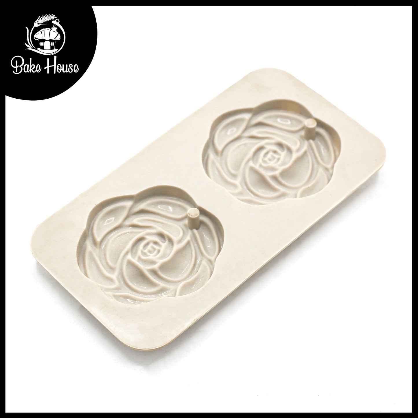 Rose Shape Silicone Mousse Cake & Baking Mold 2 Cavity
