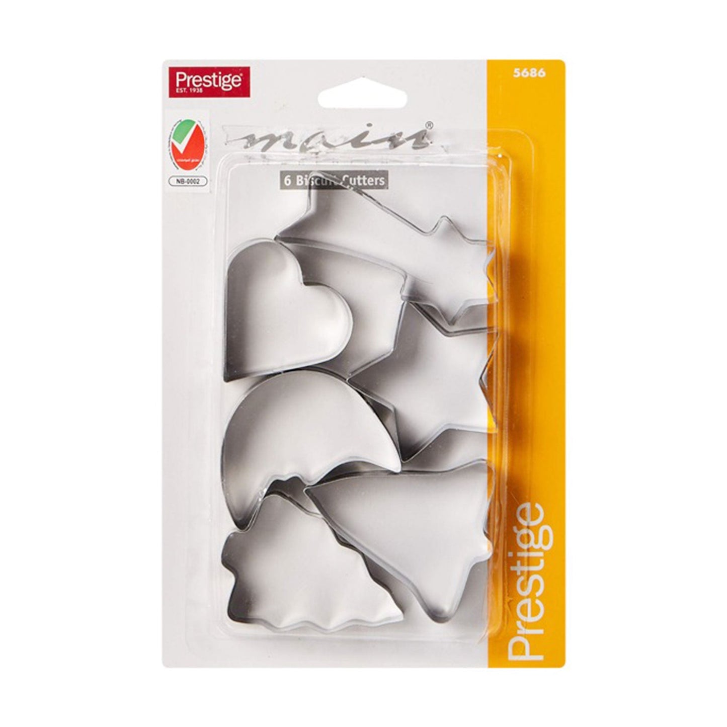 Prestige Biscuit Cutter 6 Pcs Pack