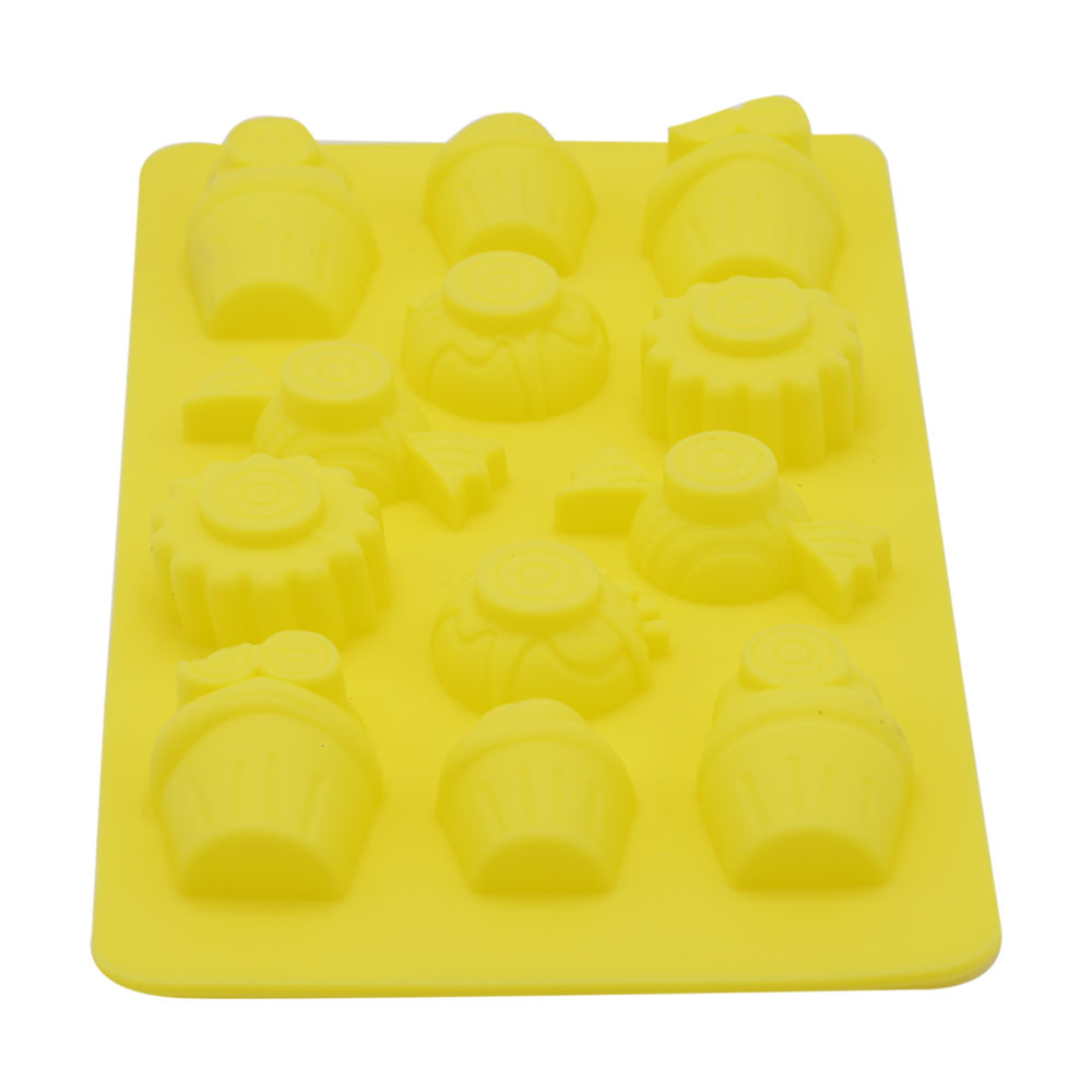 Cupcake And Sweets Silicone Mold 12 Cavity