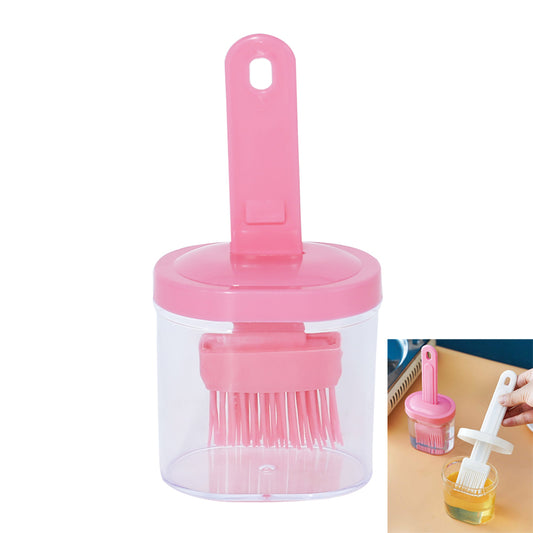 Silicone BBQ & Pastry Brush With Oil Cruet Bottle