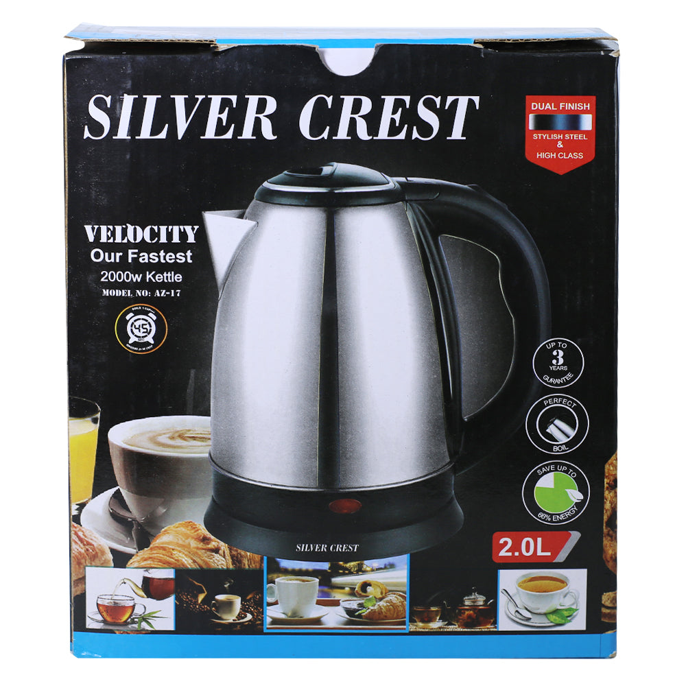Silver Crest Velocity Model AZ-17 Electric Kettle (2000W)