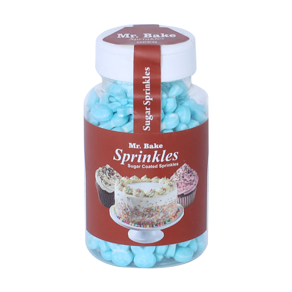 MR Bake Sky Blue Rabbits Sprinkles – 90g Jar