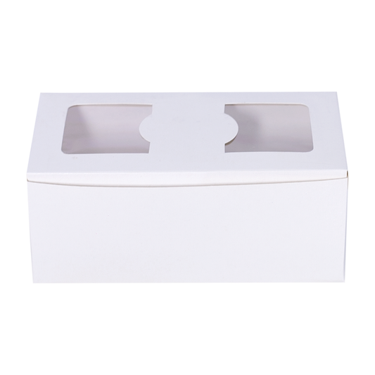 Cupcake Box 2 Cavity (18.5x9x7.5)cm