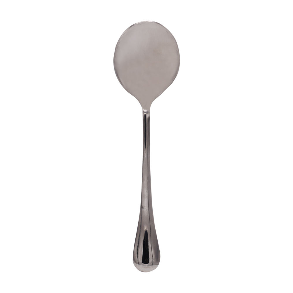 Oval Base Stainless Steel Serving Spoon 2Pcs Set