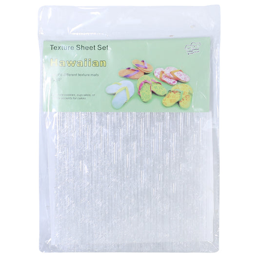 Hawaiian 6 Design Texture Mat Set