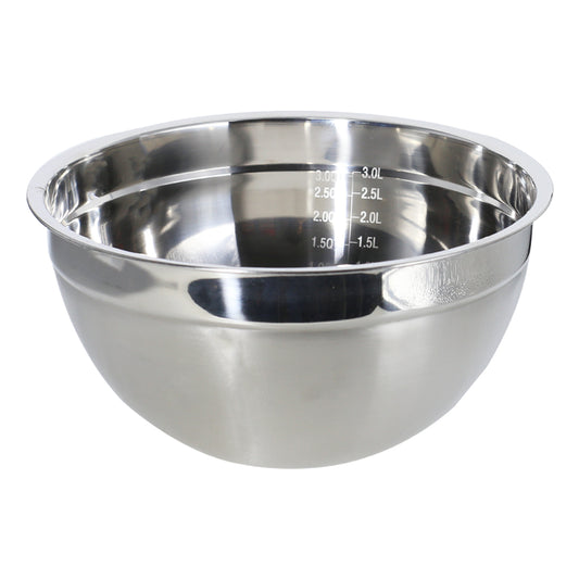 Stainless Steel Mixing Bowl 3.0L