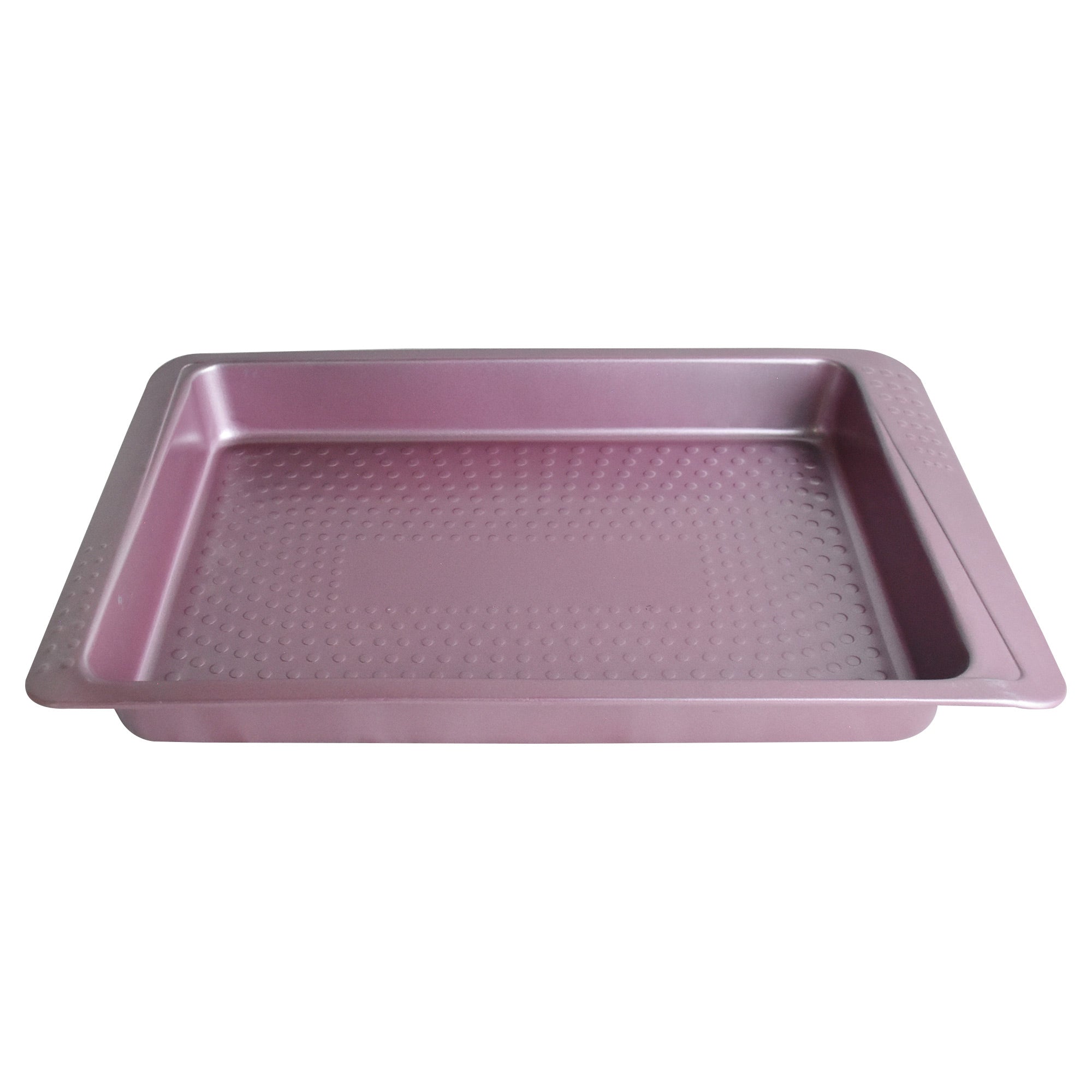 Pink baking outlet tray