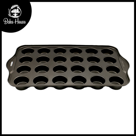 Round Shape Mini Cheese Cake Pan 24 Cavity Non Stick