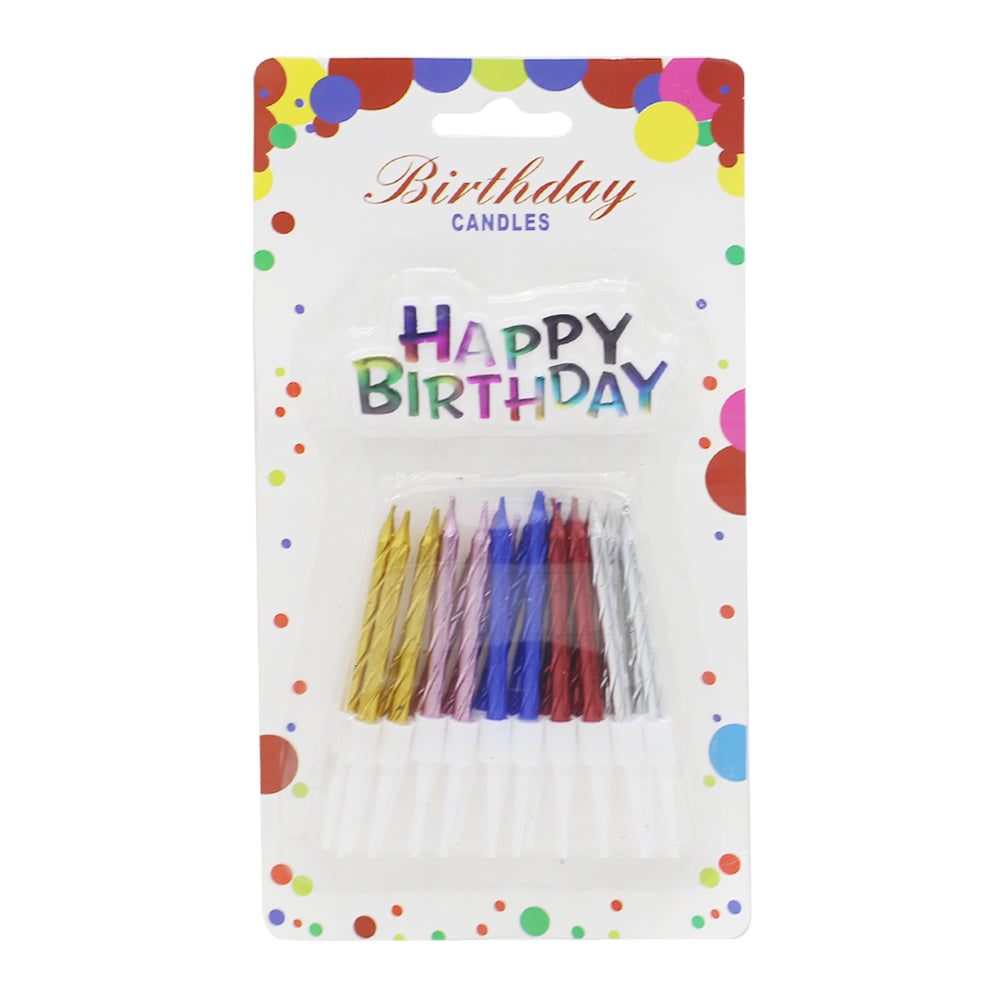 Multicolor Happy Birthday Candle 20Pcs Set