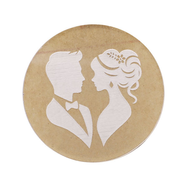 Wedding Couple Fondant Stamp Plastic